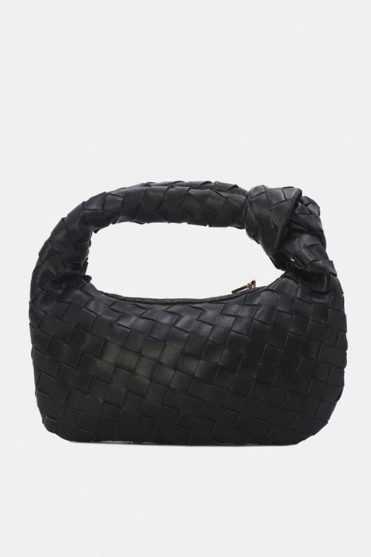 A tracolla Borse Black Tom & Eva 24P-5934 Efashion Paris