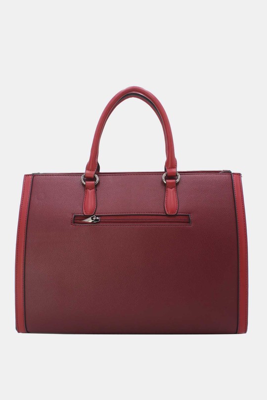 Cabas Maroquinerie Beige Tom & Eva 25B-6348 Efashion Paris