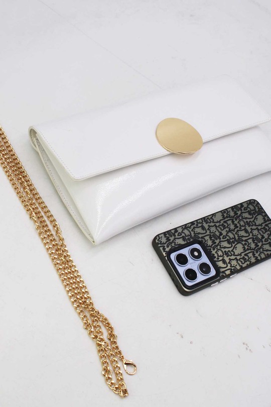 Pochettes Maroquinerie Jaune Tom & Eva 25P-6324 Efashion Paris