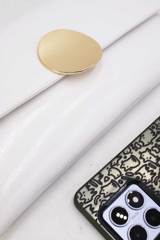 Pochettes Maroquinerie Jaune Tom & Eva 25P-6324 Efashion Paris