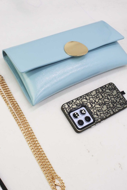 Pochettes Maroquinerie Jaune Tom & Eva 25P-6324 Efashion Paris