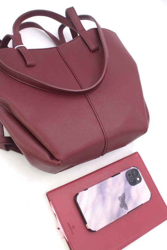 Sacs à main Maroquinerie Bordeaux Tom & Eva 25B-6387 Efashion Paris