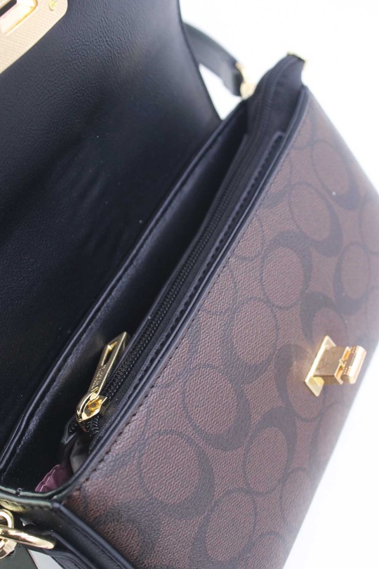 Handbags Bags Brown Tom & Eva 24P-6074 Efashion Paris