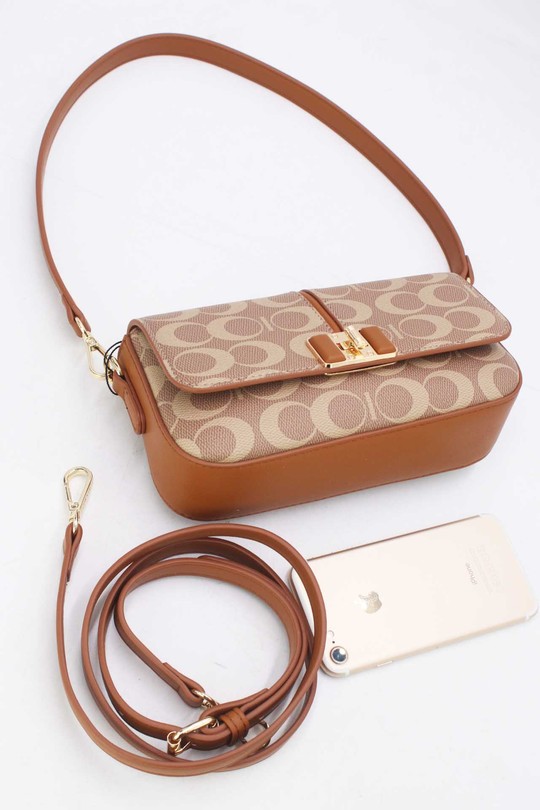 Handbags Bags Brown Tom & Eva 24P-6074 Efashion Paris