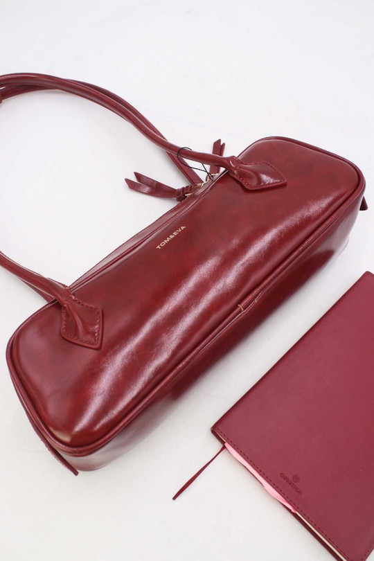 Handbags Bags Red Tom & Eva 25P-6382 Efashion Paris