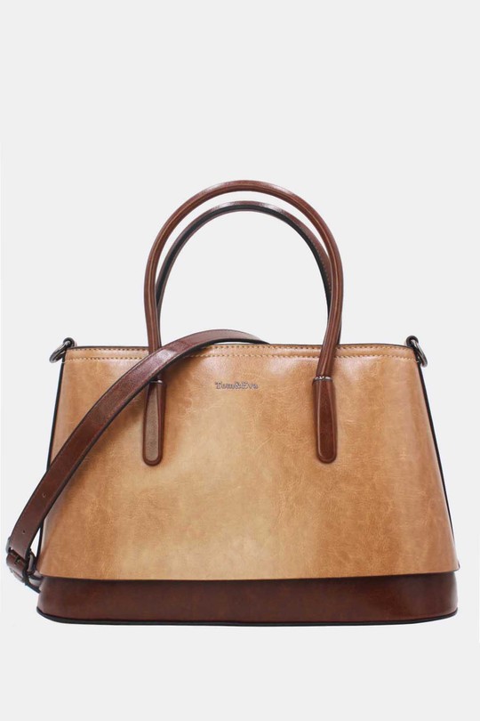 Handbags Bags Yellow Tom & Eva 25B-6428 Efashion Paris