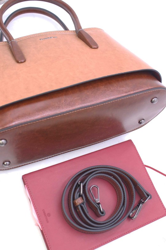 Handbags Bags Yellow Tom & Eva 25B-6428 Efashion Paris