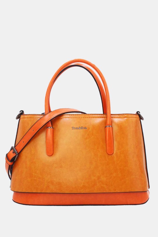 Handbags Bags Yellow Tom & Eva 25B-6428 Efashion Paris