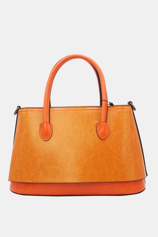 Handbags Bags Yellow Tom & Eva 25B-6428 Efashion Paris