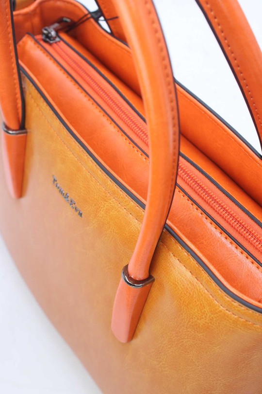 Handbags Bags Yellow Tom & Eva 25B-6428 Efashion Paris