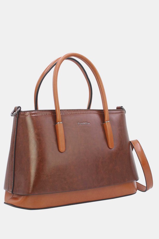 Handbags Bags Yellow Tom & Eva 25B-6428 Efashion Paris