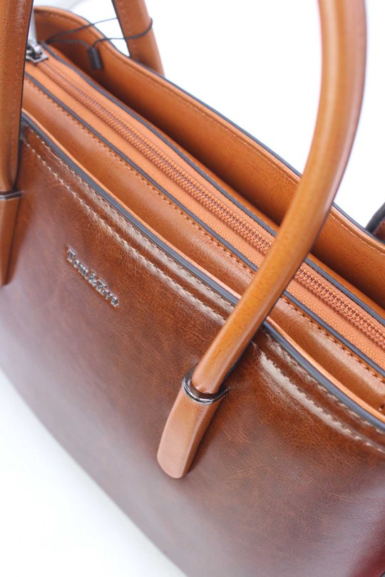 Handbags Bags Yellow Tom & Eva 25B-6428 Efashion Paris