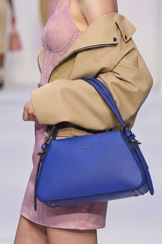 Sacs à main Maroquinerie Bleu Tom & Eva 25B-6293 Efashion Paris