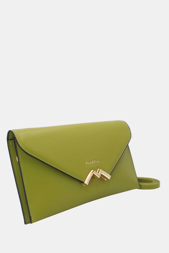 Pochettes Maroquinerie Vert Tom & Eva 25P-6401 Efashion Paris