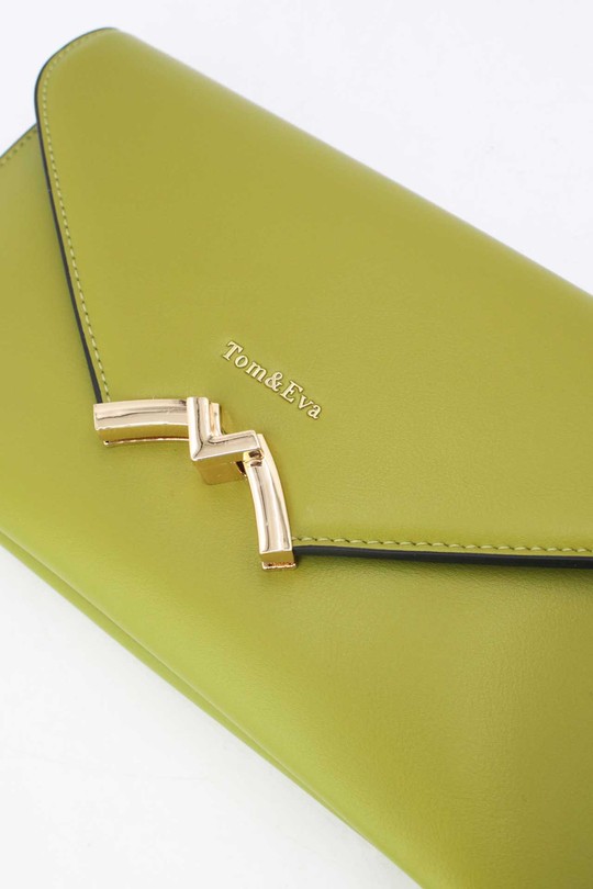 Pochettes Maroquinerie Vert Tom & Eva 25P-6401 Efashion Paris