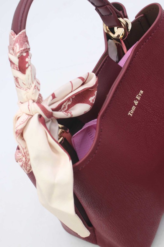 Sacs à main Maroquinerie Bordeaux Tom & Eva 25B-6414 Efashion Paris