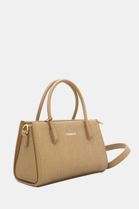 Handbags Bags Apricot Tom & Eva 25P-6342 Efashion Paris