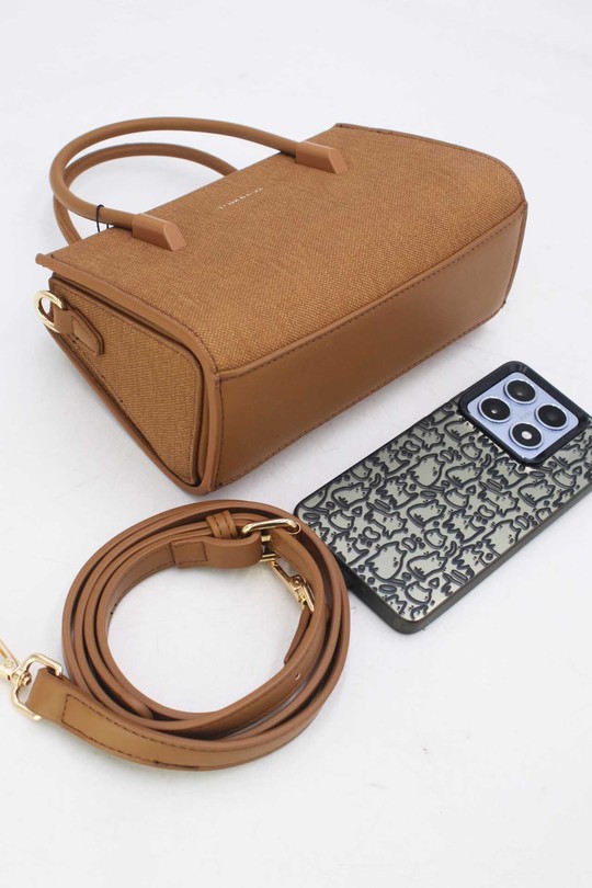 Handbags Bags Apricot Tom & Eva 25P-6342 Efashion Paris