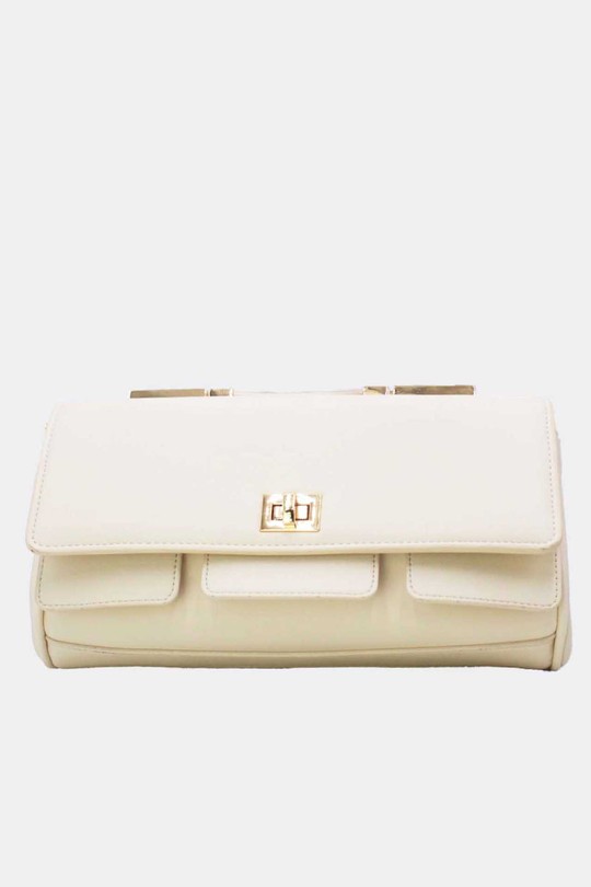Pochettes Maroquinerie Beige Tom & Eva 25P-6300 Efashion Paris