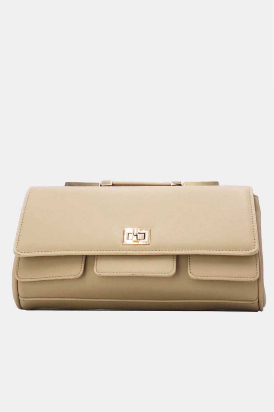 Pochettes Maroquinerie Beige Tom & Eva 25P-6300 Efashion Paris