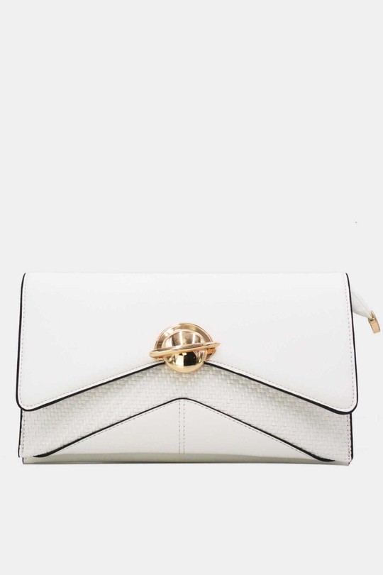 Pochettes Maroquinerie Blanc Tom & Eva 25P-6151 Efashion Paris