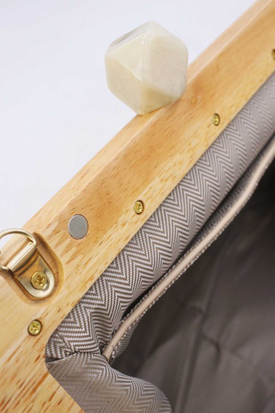 Pochettes Maroquinerie Beige Tom & Eva 25P-6255 Efashion Paris
