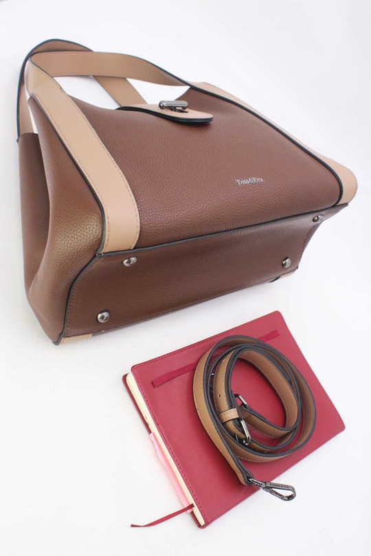 Sacs à main Maroquinerie Beige Tom & Eva 25B-6223 Efashion Paris
