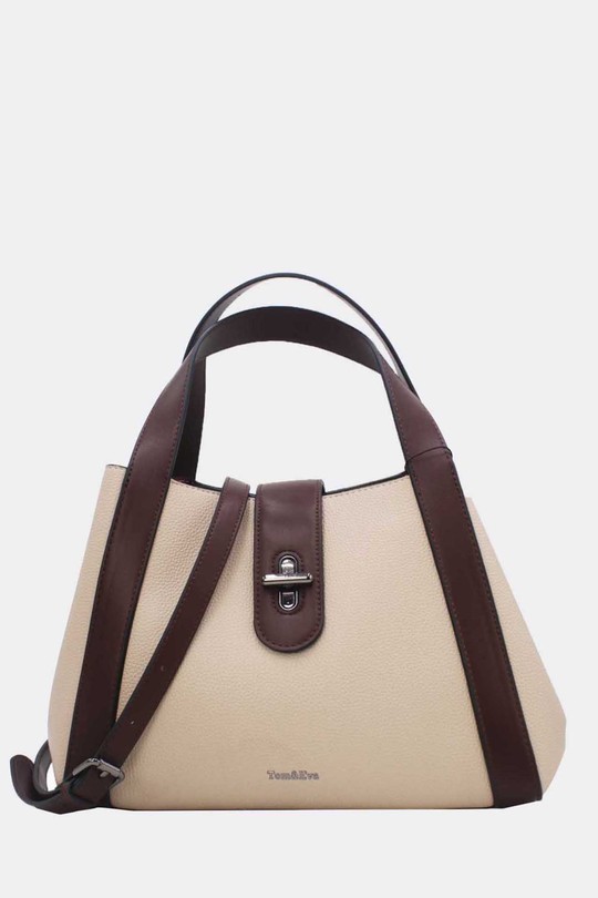 Sacs à main Maroquinerie Beige Tom & Eva 25B-6223 Efashion Paris