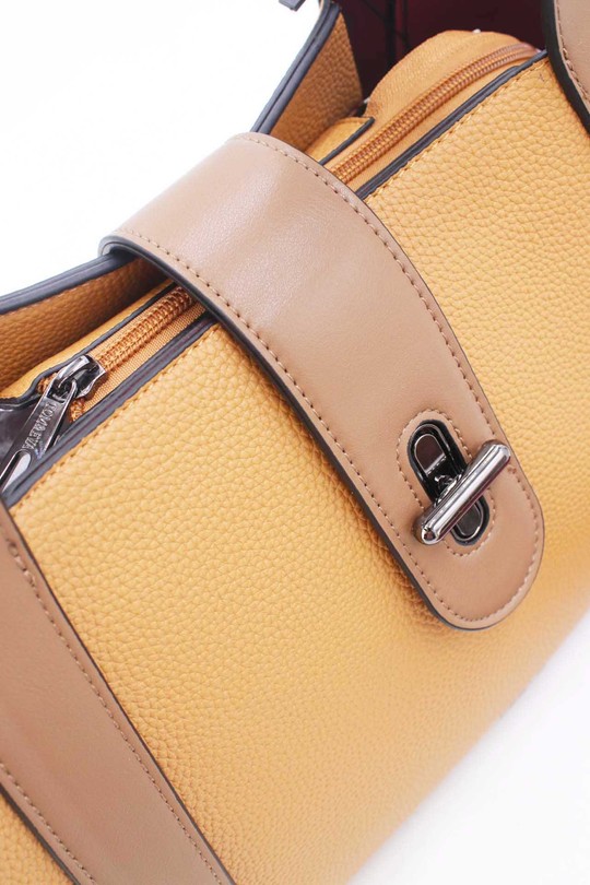 Sacs à main Maroquinerie Beige Tom & Eva 25B-6223 Efashion Paris