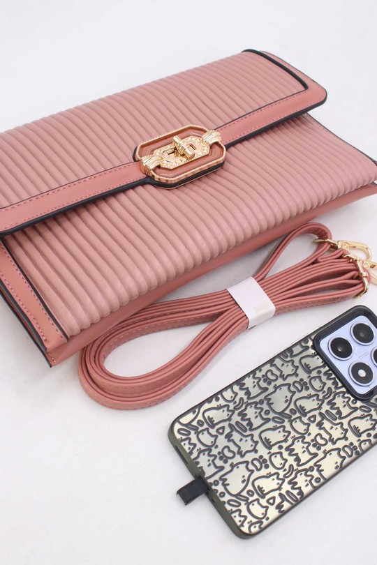 Pochettes Maroquinerie Rose Tom & Eva 25P-6395 Efashion Paris