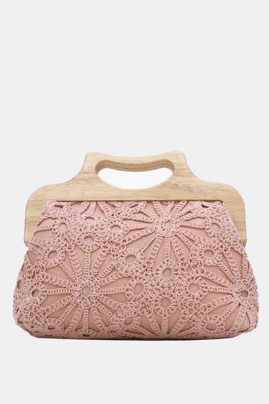 Pochettes Maroquinerie Vert Tom & Eva 25B-6279 Efashion Paris