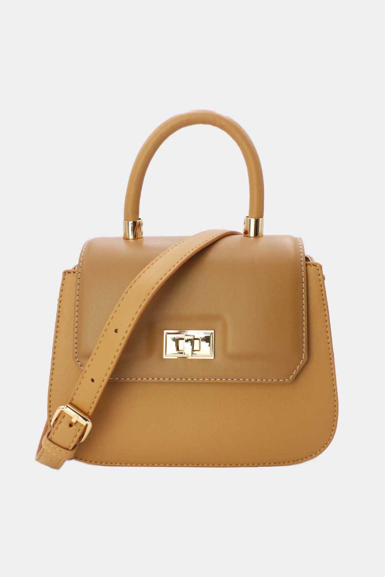 Handbags Bags Khaki Tom & Eva 24B-5965 #c Efashion Paris