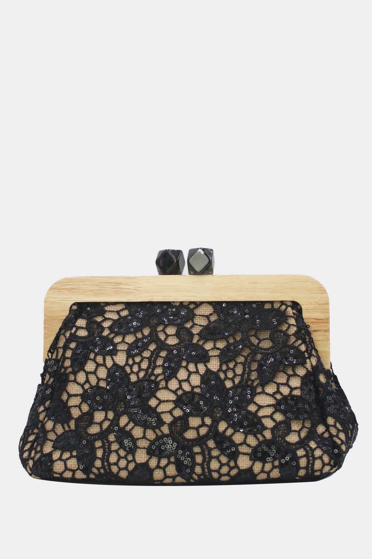 Pochettes Maroquinerie Beige Tom & Eva 25P-6255 #c Efashion Paris