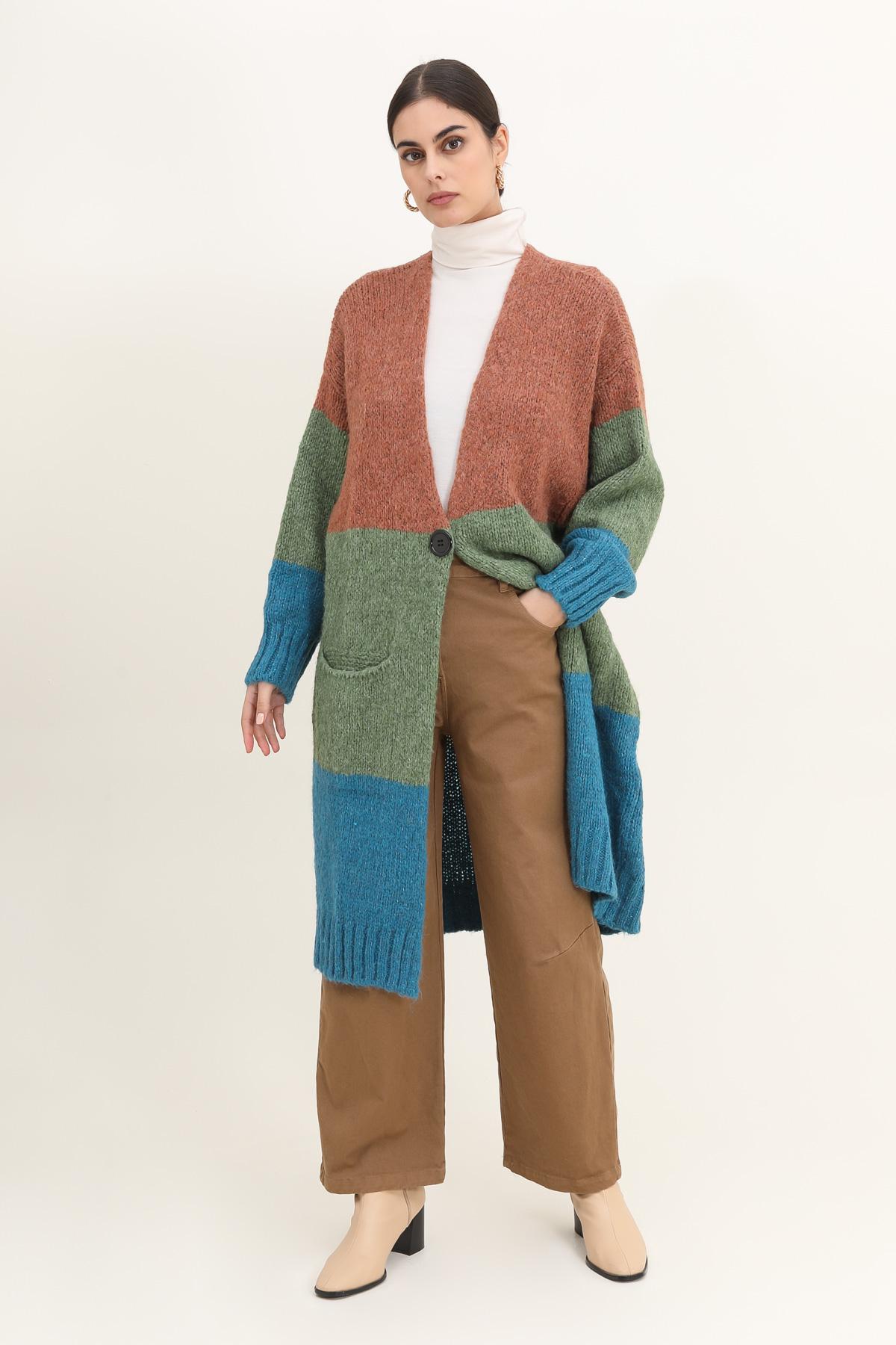 GILET SANS MANCHES MOUMOUTE MARRON ADELE - Noza & Co