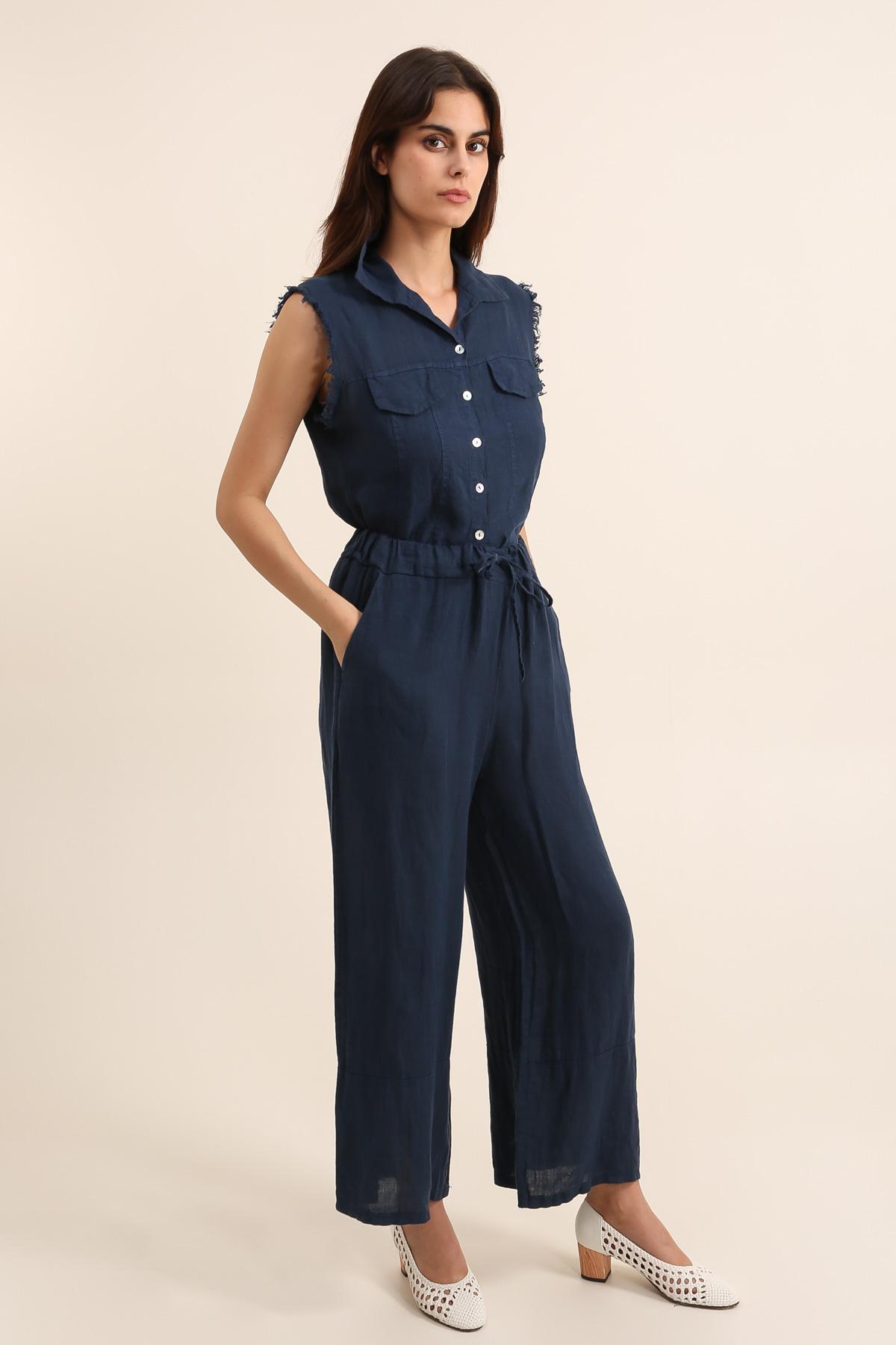 Pantalons Femme Marine Joyna K08960 #c Efashion Paris