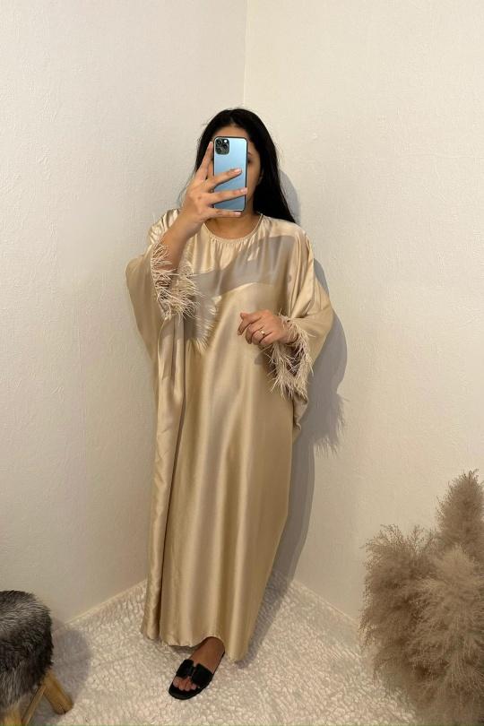 Abaya Femme Camel OOKA 9824 Efashion Paris