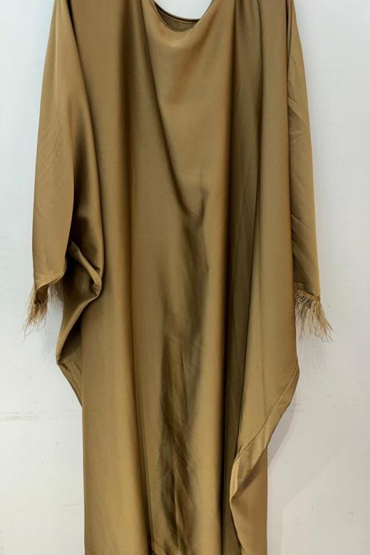Abaya Femme Camel OOKA 9824 Efashion Paris