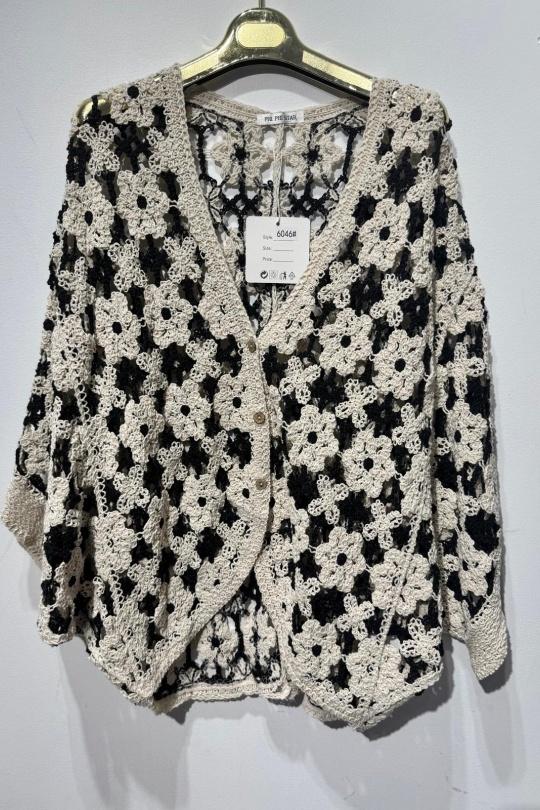 Cárdigans Mujer Beige OOKA 6046 Efashion Paris
