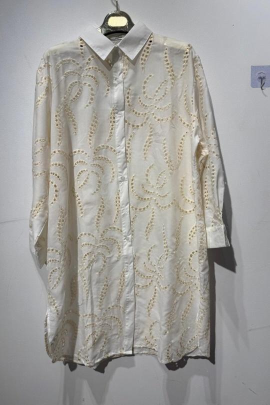 Camicie Donna Beige OOKA 062 Efashion Paris