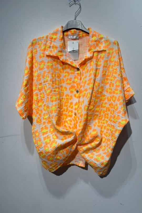 Chemises Femme Orange OOKA 15882A Efashion Paris