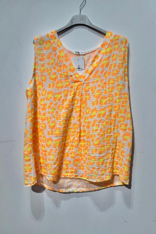 Débardeurs Femme Orange OOKA 15881A Efashion Paris