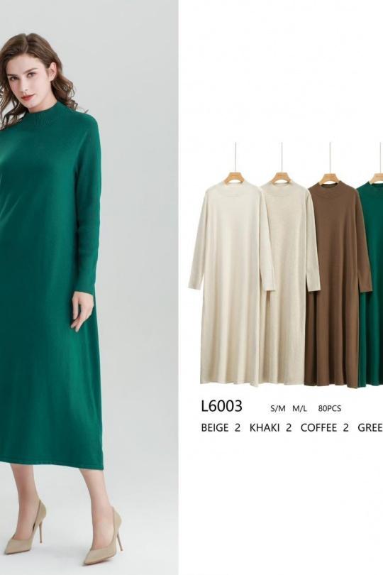 Abiti maxi Donna Colori mescolati OOKA L6003 Efashion Paris