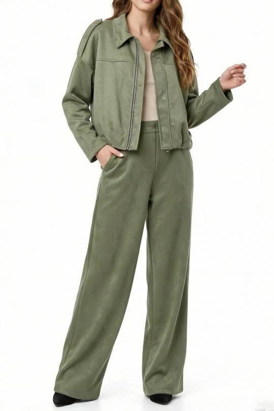 Conjuntos Mujer Khaki OOKA 12527 Efashion Paris