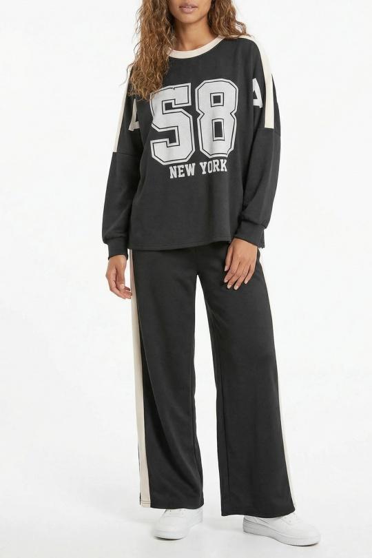 Conjuntos Mujer Black OOKA 22471 Efashion Paris