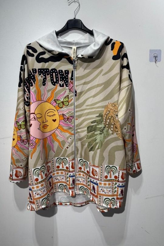 Gilets Femme Motif1 OOKA 21536 Efashion Paris