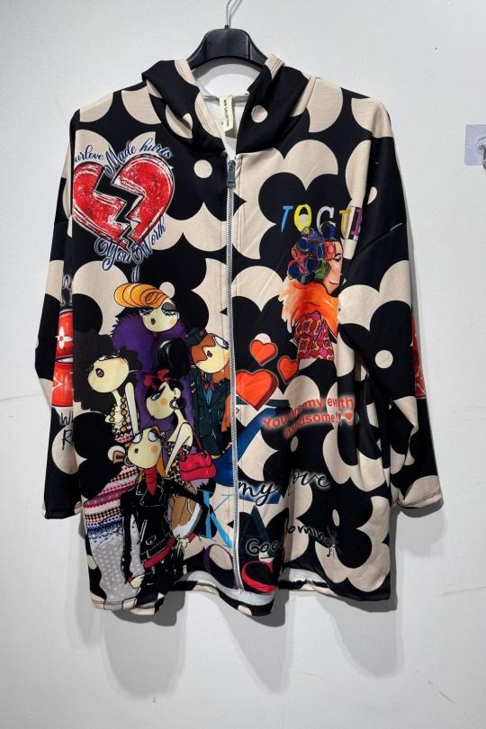 Gilets Femme Motif1 OOKA 21536 Efashion Paris