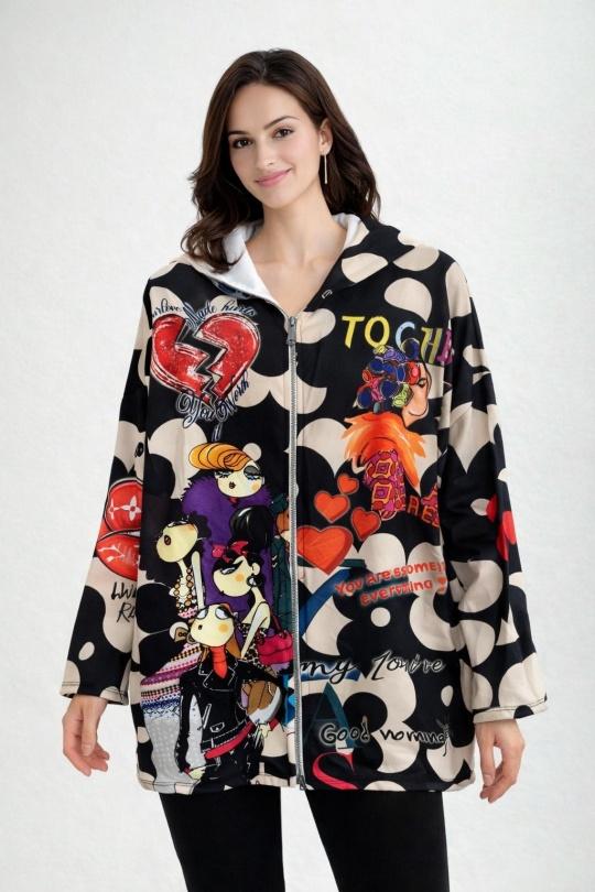 Gilets Femme Motif1 OOKA 21536 Efashion Paris