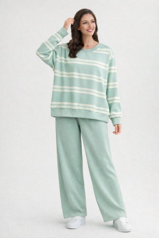 Ensembles Femme Vert d eau OOKA 22733R Efashion Paris