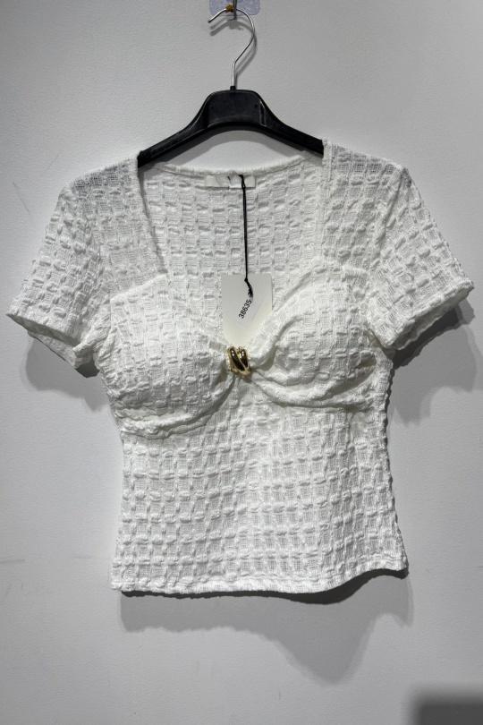 Tops Femme Jaune OOKA 38635 Efashion Paris