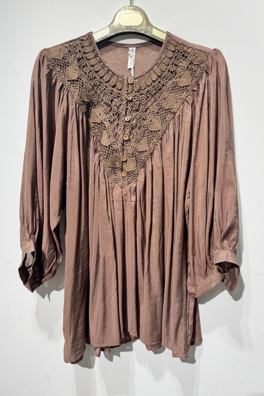 Blouses Femme Rose OOKA W6166 Efashion Paris